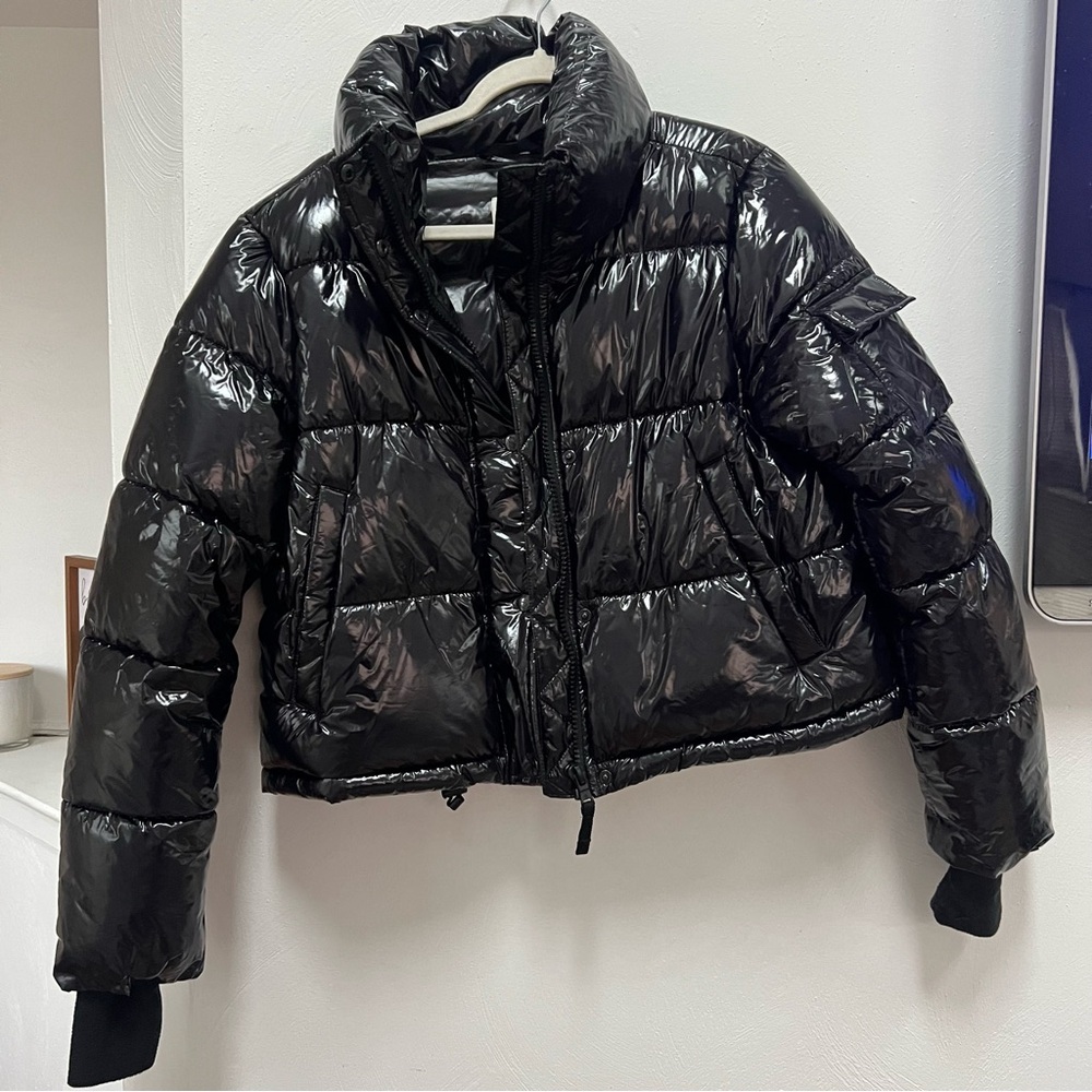 Women's S13 Lexie Water-Resistant Puffer Coat Black Size XL